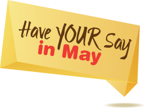 Have your say logo