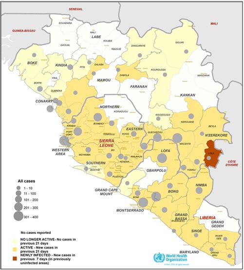 map ebola