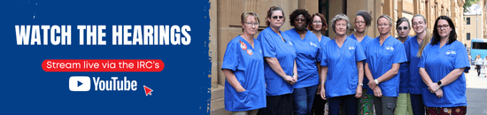 Click to watch the hearings via the NSW IRC's YouTube channel.