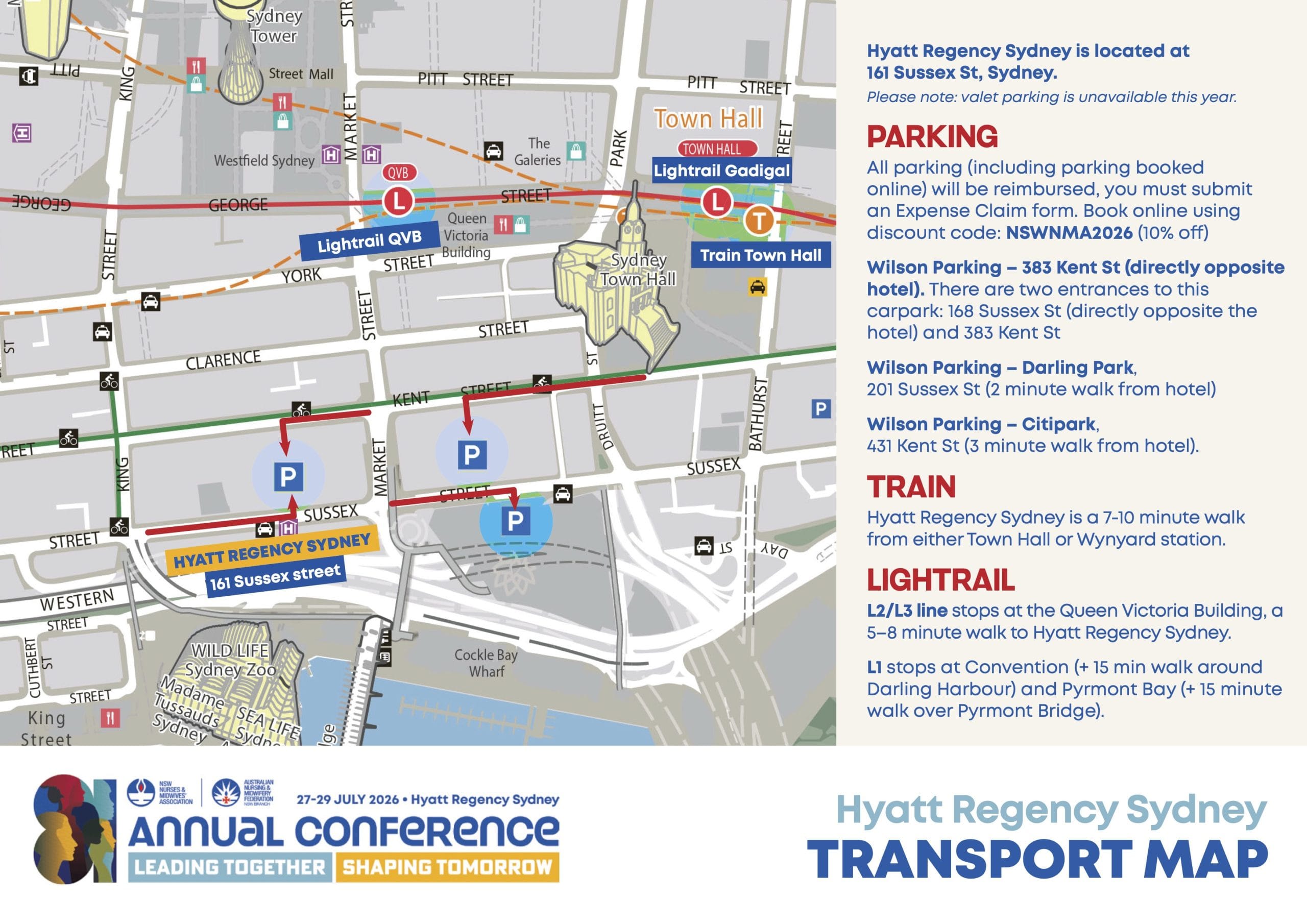 81st annual conference transport map